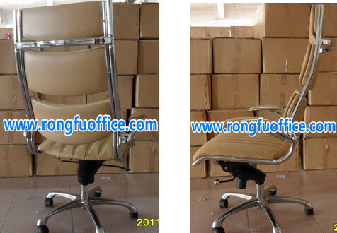 new product massage leather chair with aluminum base leather genuine office chair
