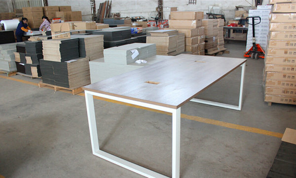 conference table modern design, meeting table desk, metal wood meeting table with power