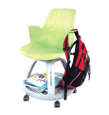 plastic training chair with wheels and writing board